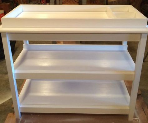 Ikea Changing Table Hack, Ikea Changing Table, Diy Changing Table, Sand Tray Therapy, Nursery Changing Table, Baby Changing Station, Baby Changing Table, Dresser Table, Changing Table Dresser