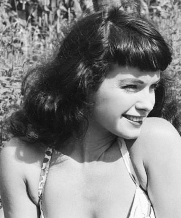 No. 10: Bettie Page's Short Bangs, The 24 Most Iconic Bangs Ever, Ranked - (Page 16) Bettie Page Bangs, Bettie Bangs Short Hair, Bettie Page Hair, Betty Page Bangs, Pinup Bangs, Black Hair Fringe, Pin Up Bangs, Bettie Bangs, Celebrity Bangs