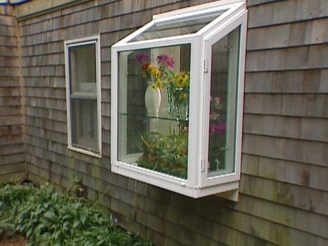 garden windows | ... Replace an Existing Window With a Garden Window : How-To : DIY Network Window Box Greenhouse, Bay Window For Plants, Garden Windows Ideas, Box Window Kitchen, Pop Out Window Kitchen, Pop Out Kitchen Window, Kitchen Box Window, Bathroom Garden Window, Herb Window Kitchen