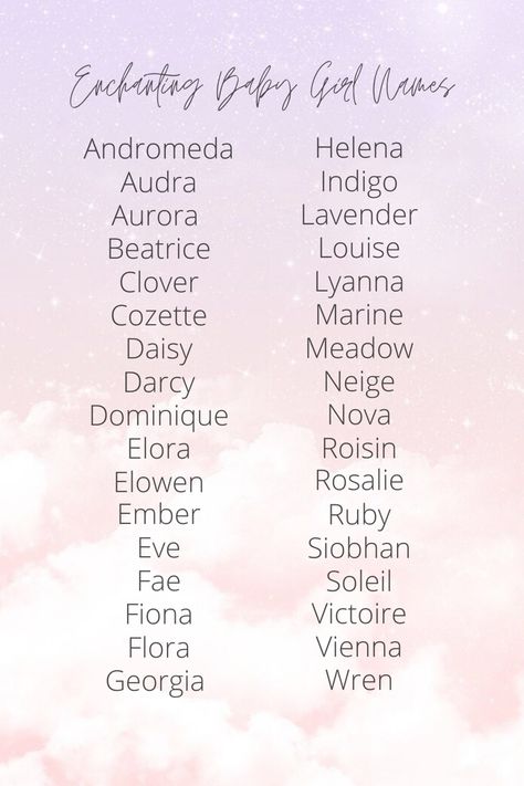 Weird Girl Names, Magic Names, List Of Girls Names, Fantasy Character Names, Weird Names, Sweet Baby Names, Best Character Names, Fantasy Names, Baby Name List