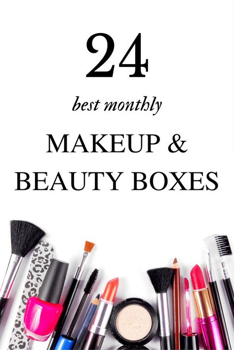 Best Monthly Makeup and Beauty Boxes Cheap Subscription Boxes, Free Subscription Boxes, Beauty Subscription Boxes, Makeup Subscription Boxes, Gluten Free Makeup, Box Subscriptions, Best Gluten Free, Beauty Box Subscriptions, Makeup Studio