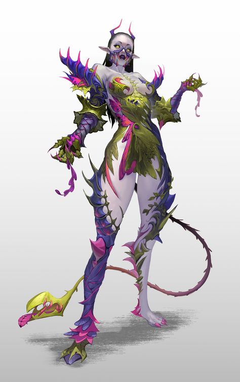 ArtStation - Carnivorous plant Plant Character, Plant Monster, Demon Days, Amazon Warrior, Pix Art, Carnivorous Plants, Game Character Design, Monster Art, Plant Art