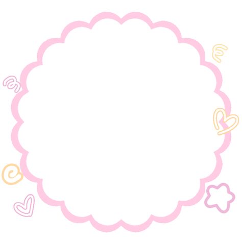 Rare Icons, Discord Server, Circles, Pastel, Stars, Frame, Pink