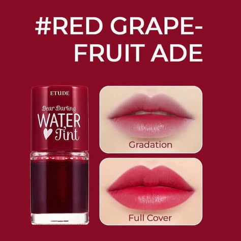 Enhance your natural lip color with our best-selling Etude House Dear Darling Water Tint! This hydrating tint provides a long-lasting pop of color for a fresh and vibrant look. Etude House Dear Darling Water Tint - $6.71 https://www.lakinza.ca/products/etude-house-dear-darling-water-tint Click the link in our bio to shop now! #Koreanskincare #Koreanskincareproducts #Koreanmakeup #LipColorEnhancement #WaterTint #EtudeHouse #KoreanMakeup #VibrantLook #HydratingTint #BestSeller Etude House Lip Tint, Dear Darling Water Tint, Natural Lip Color, Water Tint, Natural Lip Colors, Berry Fruit, Makeup Needs, Natural Lip, Lip Hydration