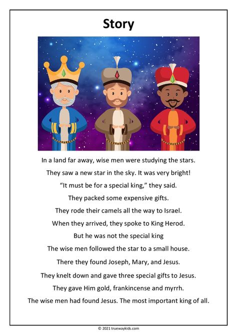 Christmas Bible Stories For Kids, Christmas Story For Preschoolers, Story Of Christmas For Kids, Christmas Stories For Kids Printable, The Christmas Story For Kids, Wandering Wisemen Ideas, Nativity Story For Kids Free Printable, Christmas Story For Kids, Wandering Wisemen