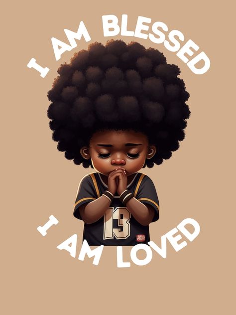 I Am BLESSED I Am LOVED Beautiful Black Baby Boy in Basketball - Etsy Tanzania Black Baby Boy, Nice Good Morning Images, Unique Iphone Wallpaper, Black Baby Boys, I Am Loved, Beautiful Black Babies, Swag Cartoon, Cartoon Character Pictures, Dont Touch My Phone Wallpapers