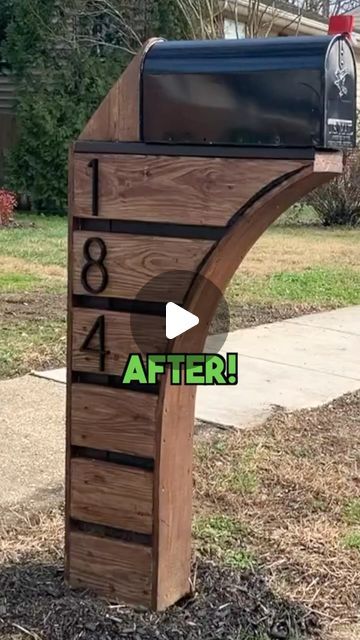 Rural Mailbox Ideas Country, Mailbox Designs, Rural Mailbox, Custom Mailbox, Diy Mailbox, Mailbox Ideas, New Mailbox, Custom Mailboxes, Mailbox Design