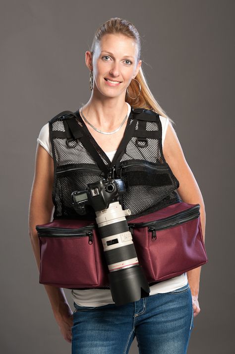 The Vest Guy - M&M Trekker Photographer Gear, Photography Vest, Filming Equipment, Photo Gear, Telephoto Lens, Outdoor Photographer, Wildlife Photographer, Drawing Heads, Safety Vest