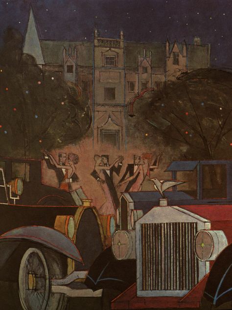 F Scott Fitzgerald Aesthetic, Great Gatsby Artwork, The Great Gatsby Illustration, The Great Gatsby Book Aesthetic, Great Gatsby Painting, Great Gatsby Illustration, Gatsby Drawing, Gatsby Illustration, Gatsby Painting