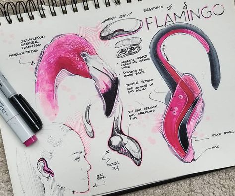 Product Design Inspiration, Products Inspired By Nature, Greater Flamingo, Bionic Design, Natural Hair Treatments, Nature Sketch, Industrial Design Sketch, Organic Cosmetics, Organic Architecture