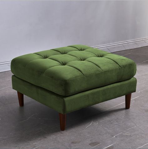 Green Ottoman, Headboard Projects, Bathroom Interior Design Modern, Corner Sofa Design, Ottoman Pouf, Ottoman Coffee, Settee Sofa, Ottoman Footstool, Ottoman Coffee Table