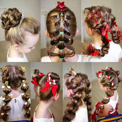 Whoville Hair, Holiday Hairstyles Easy, Candy Hair, Christmas Hairstyles, Holiday Hairstyles, Christmas Hair, Crazy Hair Days, Teen Hairstyles