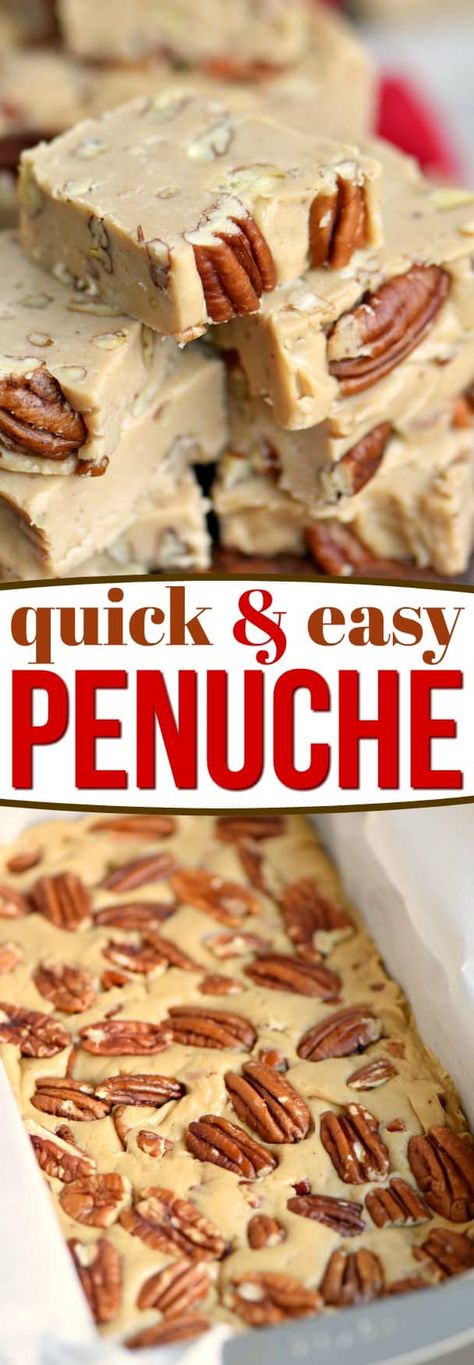 This wonderfully easy Penuche recipe will blow you away with it's amazing brown sugar flavor and creamy texture!  Perfect for the holidays and a tasty addition to cookie trays and dessert tables! // Mom On Timeout #fudge #penuche #recipe #candy #Christmas #holidays #sponsored #challengebutter 12 Tomatoes Recipes Desserts, Penuche Fudge, Truffle Recipes, Mom On Timeout, Christmas Addition, Thanksgiving Cooking, Candy Recipes Homemade, Christmas Candy Recipes, Candy Christmas