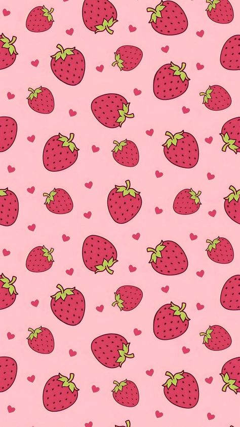 Strawberry Wallpaper Iphone Backgrounds, Strawberry Ipad Wallpaper, Strawberry Wallpaper Iphone, Phone Case Backgrounds, Cute Strawberry Wallpaper, Strawberry Wallpaper Aesthetic, Phone Case Wallpaper, Pink Pattern Wallpaper, Strawberries Wallpaper