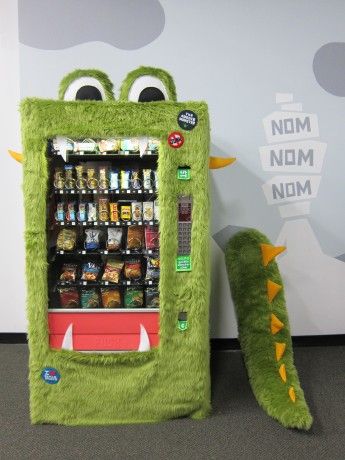 Coolest vending machine ever- with relatively healthy snacks to boot! Healthy Vending Machines, Brand Activation Ideas, Vending Machine Snacks, Vending Machine Business, Navigation Design, Vending Machines, Fashion Illustration Dresses, Window Dressings, Children's Ministry