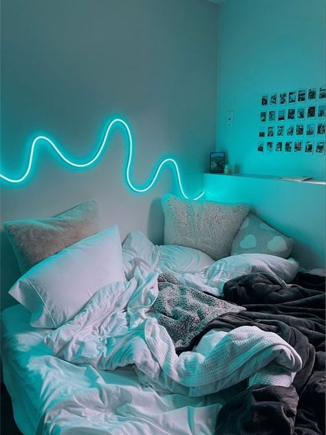 CCILAND RGB Neon LED Strip Lights 32.8Ft, Music Sync Flexible Neon Rope Lights Color Changing, Control with App/Remote Multiple Modes IP67 Waterproof Neon Lights for Bedroom Indoor Outdoor Decor Lights Above Bed, Neon Lights For Bedroom, Neon Rope, Neon Lights Bedroom, Led Lighting Bedroom, Diy Room Decor For Teens, Lights For Bedroom, Led Rope Lights, Led Rope