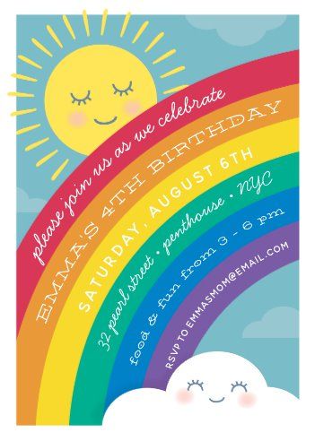 Rainbow Gifts on Zazzle Cloud Birthday, Sun Birthday Invitation, Rainbow Party Invitations, Mermaid Birthday Party Invitations, Rainbow Boys, Sun Birthday, Rainbow Birthday Invitations, Rainbow Invitations, Rainbow Unicorn Birthday