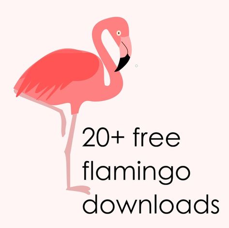 Flamingo Printables, Flamingo Craft, Flamingo Themed Party, Free Printable Planner, Flamingo Birthday Party, Flamingo Theme, Free Printable Planner Stickers, Straw Toppers, Flamingo Decor