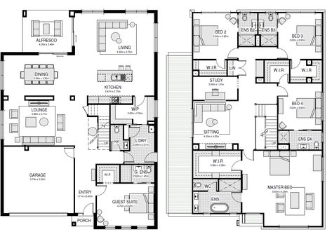 5 Bedroom Double Storey House Plans, Double Story House Plans, Double Storey House Design, Double Storey House Plans, Double Story House, Double House, 5 Bedroom House Plans, Double Storey House, 2 Storey House