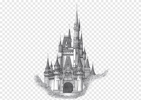 Cinderella Castle Drawing, Taj Mahal Drawing, Castle Neuschwanstein, Castle Mural, Castle Sketch, Craigdarroch Castle, Castle Png, Disney Princess Castle, Castle Illustration