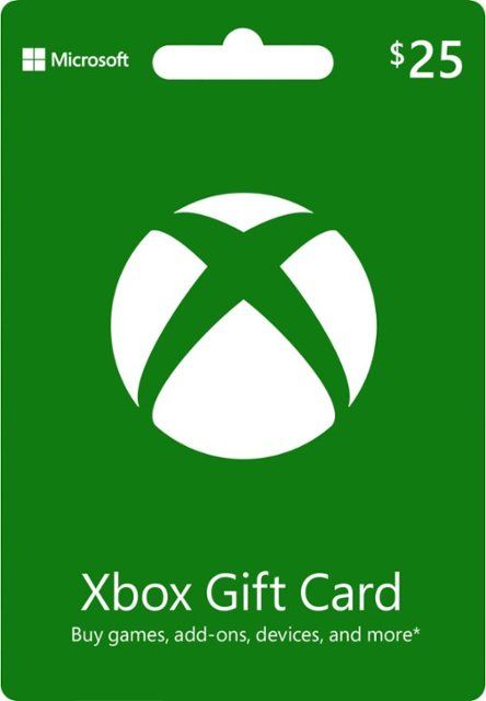 Microsoft Xbox $25 Gift Card XBOX MICROSOFT GIFT CARD 2015 - Best Buy Xbox Live Gift Card, Playstation Store, Xbox 1, Nintendo Eshop, Xbox Console, Xbox Gifts, Xbox Gift Card, Xbox Game, Itunes Gift Cards