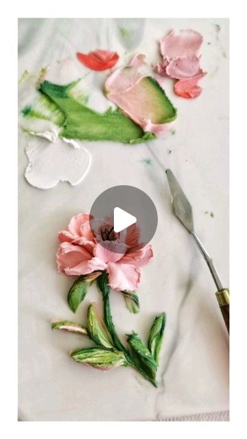 Pallet Cake Decorating, Pallet Knife Icing Flowers, Palette Knife Painting On Cake, Buttercream Flowers With Palette Knife, Palette Knife Cake Tutorial, Palette Knife Cake Flowers, Buttercream Palette Knife Painted Cake, Palette Knife Flowers Tutorial, Buttercream Palette Knife Painting