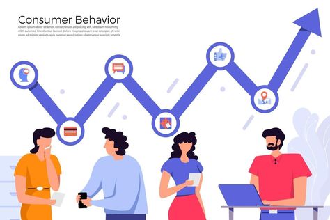 Behavior Illustration, Behavior Chart, Behavior Analysis, Behaviour Chart, Consumer Behaviour, Parts Of A Plant, Influencer Marketing, Free Illustrations, Design Tutorials