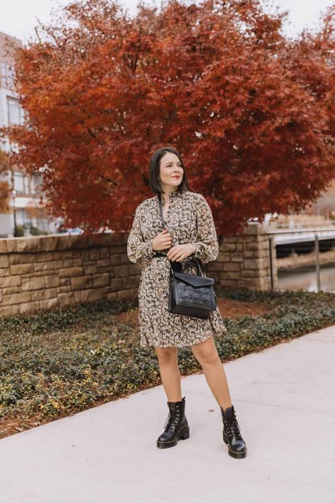 Dresses To Wear With Dr Martens | an indigo day - Lifestyle Blog Dr Martens With Dress Outfits, Leona Dr Martens Outfit, Doc Martin Dress Outfits, Doc Marten Dress Outfit, Dresses With Dr Martens, Combat Boots And Dress Outfit, Docs And Dresses Outfit, Dr Martens With Dress, Dresses With Doc Martens