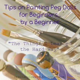 Tips for Painting Peg Dolls for Beginners By a Beginner - or "The Things I Learned the Hard Way" - Last December I got my first ... Tips For Painting, Wood Peg Dolls, Bendy Doll, Homemade Toys, Peg People, Clothespin Dolls, Clothes Pin Crafts, Pin Doll, Doll Painting