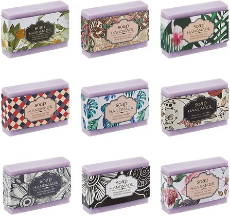 Soap Bar Packaging, Bar Packaging, Homemade Soap Bars, Soap Paper, Soap Display, Christmas Homemade, Custom Packaging Boxes, Packaging Designs, How To Wrap Flowers