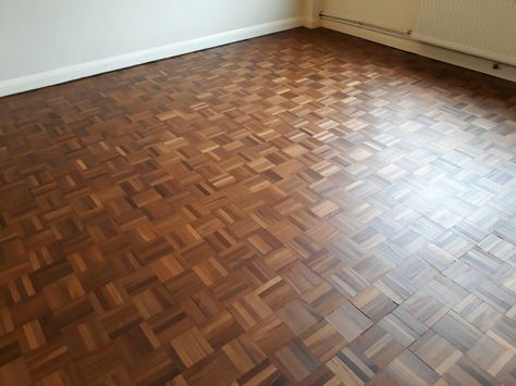 Parquet Finger block floor sanded and resealed Finger Block Parquet Flooring, 5 Finger Parquet Flooring, Finger Parquet Flooring, Modern Wood Floors, Flooring Options Durable, Oak Parquet Flooring, Teak Flooring, Wood Parquet Flooring, Ranch Remodel