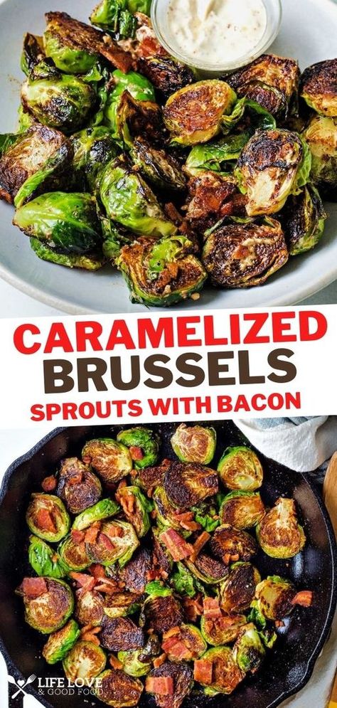 Brussel Sprouts Appetizer, Caramelized Brussel Sprouts, Bacon Grill, Crispy Brussel Sprouts, Brussels Sprouts With Bacon, Dips Recipes, Bacon Brussel Sprouts, Roasted Vegetable Recipes, Garlic Aioli