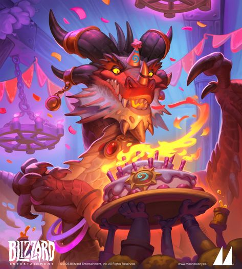 ArtStation - Hearthstone Card Art | Candlelight Alexstrasza, Mooncolony Alexstrasza Art, Slot Game Art, Hearthstone Wallpaper, Hearthstone Artwork, Hard Drawings, Warcraft Art, Casual Art, Blizzard Hearthstone, Splash Art