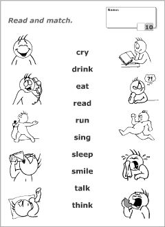 Worksheets for learning English vocabulary English Worksheets For Kindergarten, Grammar For Kids, English Activities For Kids, English Worksheet, Learning English For Kids, Verb Worksheets, English Grammar Worksheets, English Worksheets For Kids, Kids English