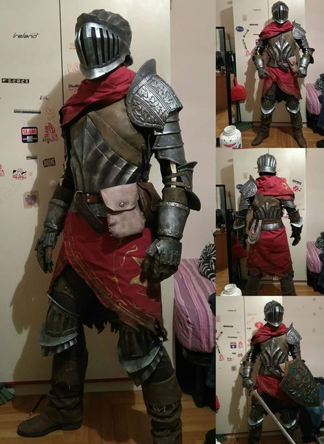 Knight Armor Cosplay, Diy Knight Costume Men, Knight Cosplay Medieval, Knight Costume Halloween, Simple Knight Armor, Knight Aesthetic Outfit, Simple Armor Design, Knight Armor Reference Drawing, Knight Outfit Design