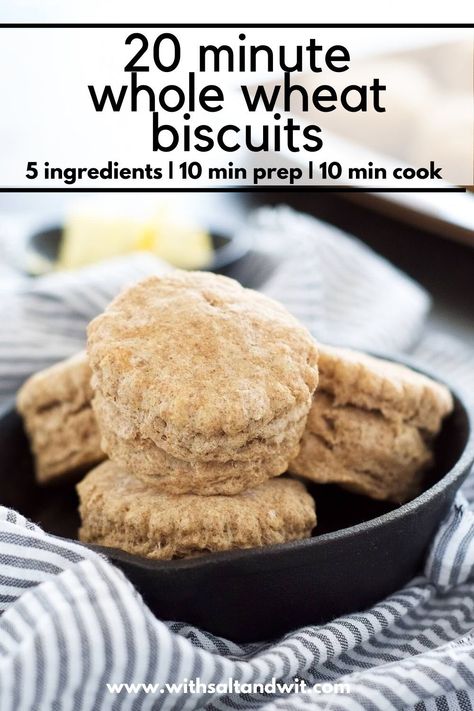 Whole Wheat Biscuits Recipe, Clean Eating Biscuits, Whole Wheat Biscuits Healthy, Whole Wheat Biscuit Recipe, Whole Grain Biscuits, Whole Wheat Biscuits Easy, Healthy Breakfast Biscuits, Oat Flour Biscuits Recipe, Wheat Biscuits Easy