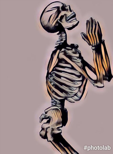 Skeleton Praying Tattoo, Praying Skeleton Tattoo, Skeleton Tattoo Ideas, Praying Hands Drawing, Praying Skeleton, Skeleton Tattoo, Hands Drawing, Skeleton Drawings, Skeleton Tattoos