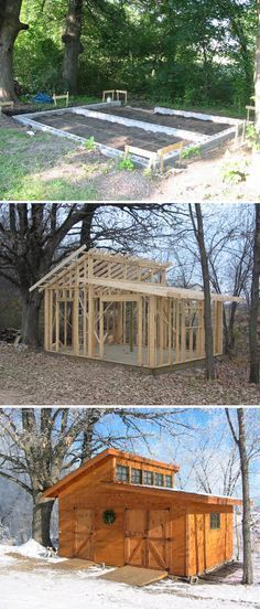 Small Landscaping, Diy Storage Shed Plans, Garden Shed Diy, Amazing Sheds, Floor Outdoor, Diy Storage Shed, Storage Shed Plans, Wood Garden, Storage Sheds