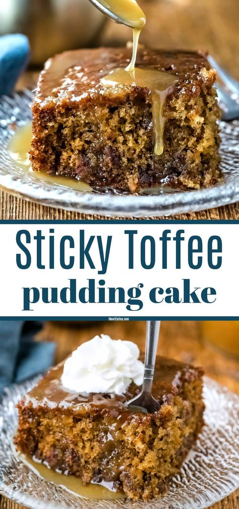 Sticky Toffee Date Cake, Moist Date Cake Recipe, Toffee Cake Recipe, Date Cake Recipe, Toffee Pudding Cake, Sticky Cake, Sticky Date Cake, Sticky Toffee Cake, Sticky Toffee Pudding Cake