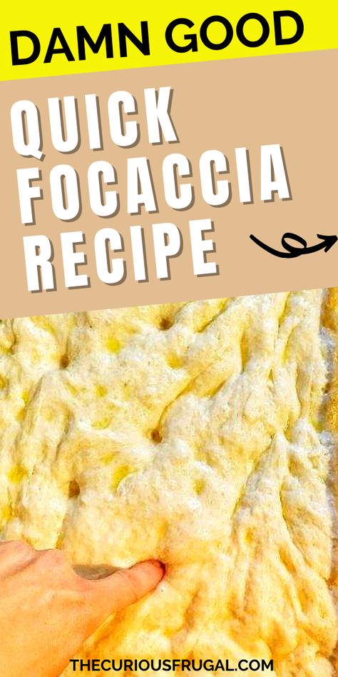 Focaccia Bread Quick Rise, Easy Foccia Bread Fast, Bread Foccacia Easy, Ridiculously Easy Focaccia Bread, Focaccia Bread Quick, Recipe For Foccacia Bread, Easy Foccacia Bread Fast Recipes, Bread Fast And Easy, How To Make Quick Bread