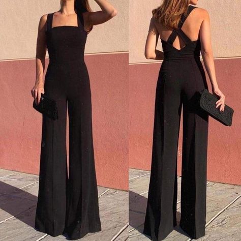 Classy Jumpsuit Outfits, Prom Jumpsuit, Fancy Jumpsuit, Dressy Blouses, Women Romper, Classy Jumpsuit, Leg Women, Trend Accessories, Romper Designs