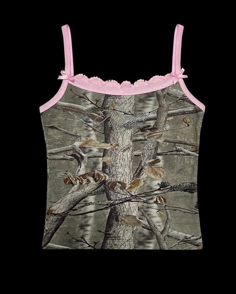 ✦ Forbidden Cami Tank Tree Camo by Named Collectif by @namedcollective w/ @_chaechae_1 Gothic Pastel, Y2k Cami, Girl Punk, Urban Beauty, Top Street Style, Streetwear Grunge, New Rock, Tanktop Girl, Aesthetic Women