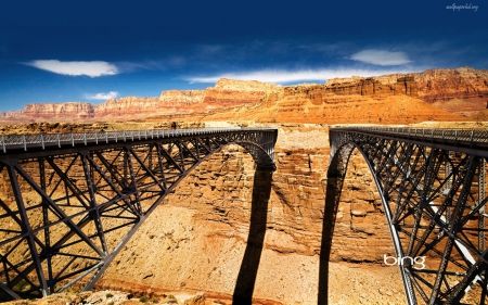 Navajo Bridge Geotechnical Engineering, 1920x1200 Wallpaper, World Wallpaper, High Resolution Wallpapers, Colorado River, Colorado Mountains, Beautiful Nature Wallpaper, A Bridge, Sydney Harbour Bridge