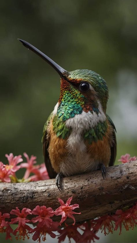 Hummingbird Photography Amazing Photos, Hummingbird Reference, Hummingbird Aesthetic, Tattoo Hummingbird, Alexandrine Parrot, Hummingbird Photography, Video Flower, Baby Hummingbirds, Hummingbird Drawing