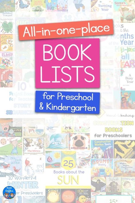 This list of lists includes our favorite children's books by theme and season. Each list includes a description for every title and is organized to help you find that perfect new book. The focus is on the best read aloud books for preschool and kindergarten, but there are also some suggested titles for elementary age kids. Kindergarten Book List, Kindergarten Construction, List Of Lists, Books For Preschool, Best Books List, Kindergarten Books, Winter Books, Read Aloud Books, Preschool Books