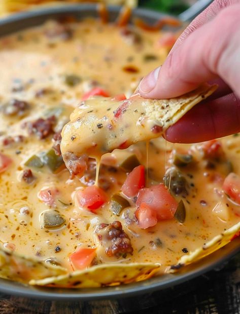 Cheese Jalapeno Dip, Queso Dip Easy, Sausage Queso Dip, Cheese Queso Dip, Queso Dip Velveeta, Smoked Queso Dip, Velveeta Cheese Dip, Sausage Queso, Velveeta Queso