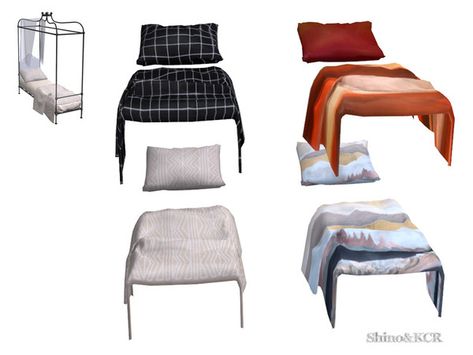 Liz Extra Pillow and Comforte for Single Bed by ShinoKCR Sims 4 Cc Bed Single, Sims 4 Cc Single Bed Blanket, Sims 4 Comforter Cc, Sims 4 Cc Single Bed, Sims 4 Bed Frames Cc, Sims 4 Single Bed Cc, Sims 4 Cc Furniture Living Rooms, Sims 4 Beds, Beautiful Bedding Sets