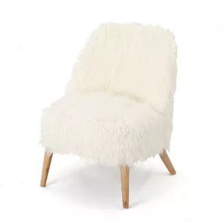 Fluffy Chair, Faux Fur Top, Chair White, Christopher Knight, Noble House, Christopher Knight Home, White Faux Fur, Club Chair, Armless Chair