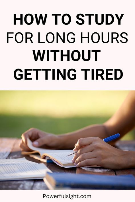 How to Study for Long Hours Without Getting Tired Study For Long Hours, Start Studying, Getting Bored, How To Study, Mentally Strong, Emotional Wellbeing, Long Hours, Self Improvement Tips, To Study