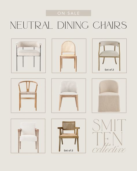 Came Dining Chair, Timeless Dining Chairs, Dining End Chairs, Dining Room End Chairs, Bohemian Style Dining Room, Dining Chair Ideas, Wishbone Dining Chairs, Beige Dining Chairs, Best Dining Chairs